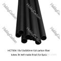 Super Strength Fiber Carbon Pipe With Aluminum Clamp